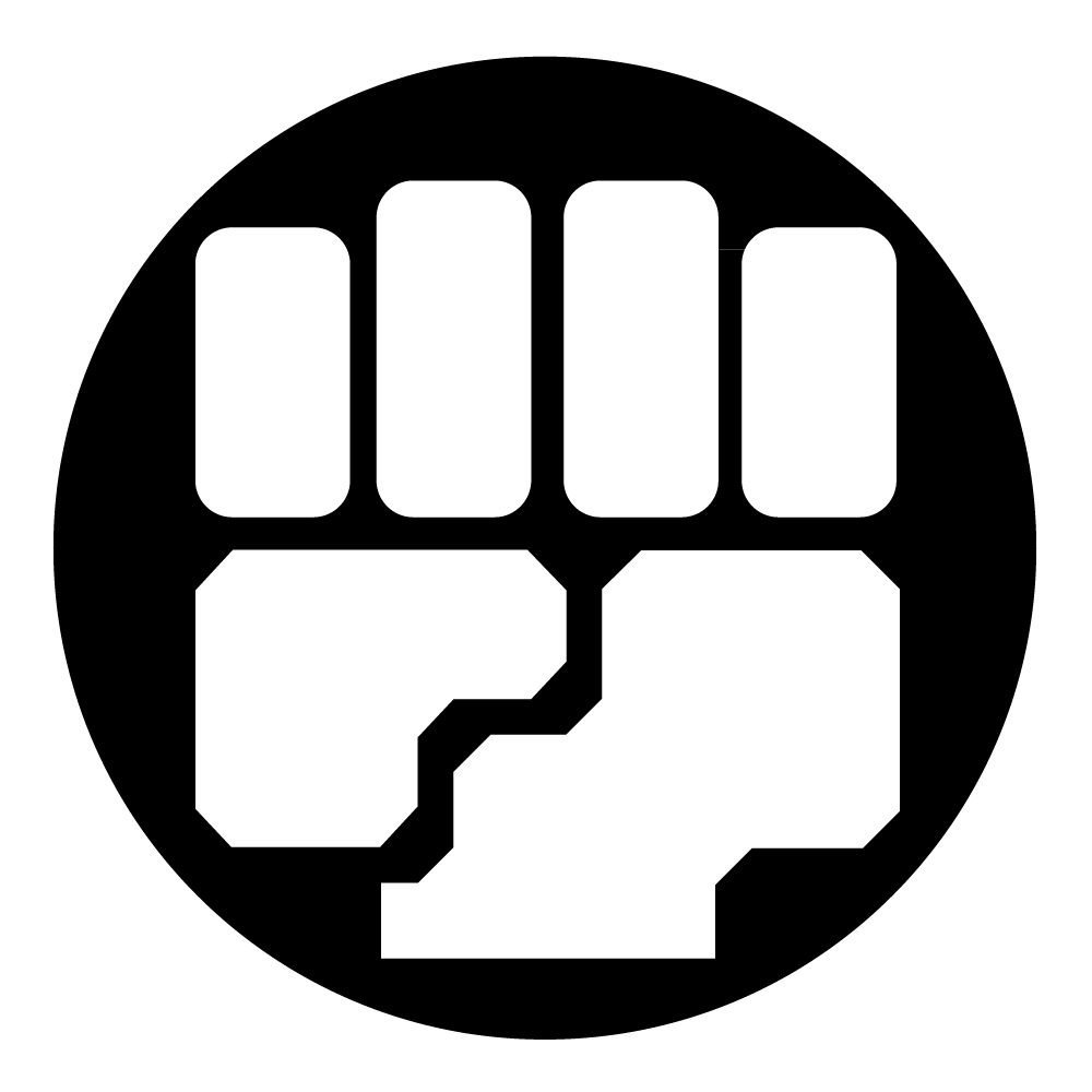 Fighting energy symbol