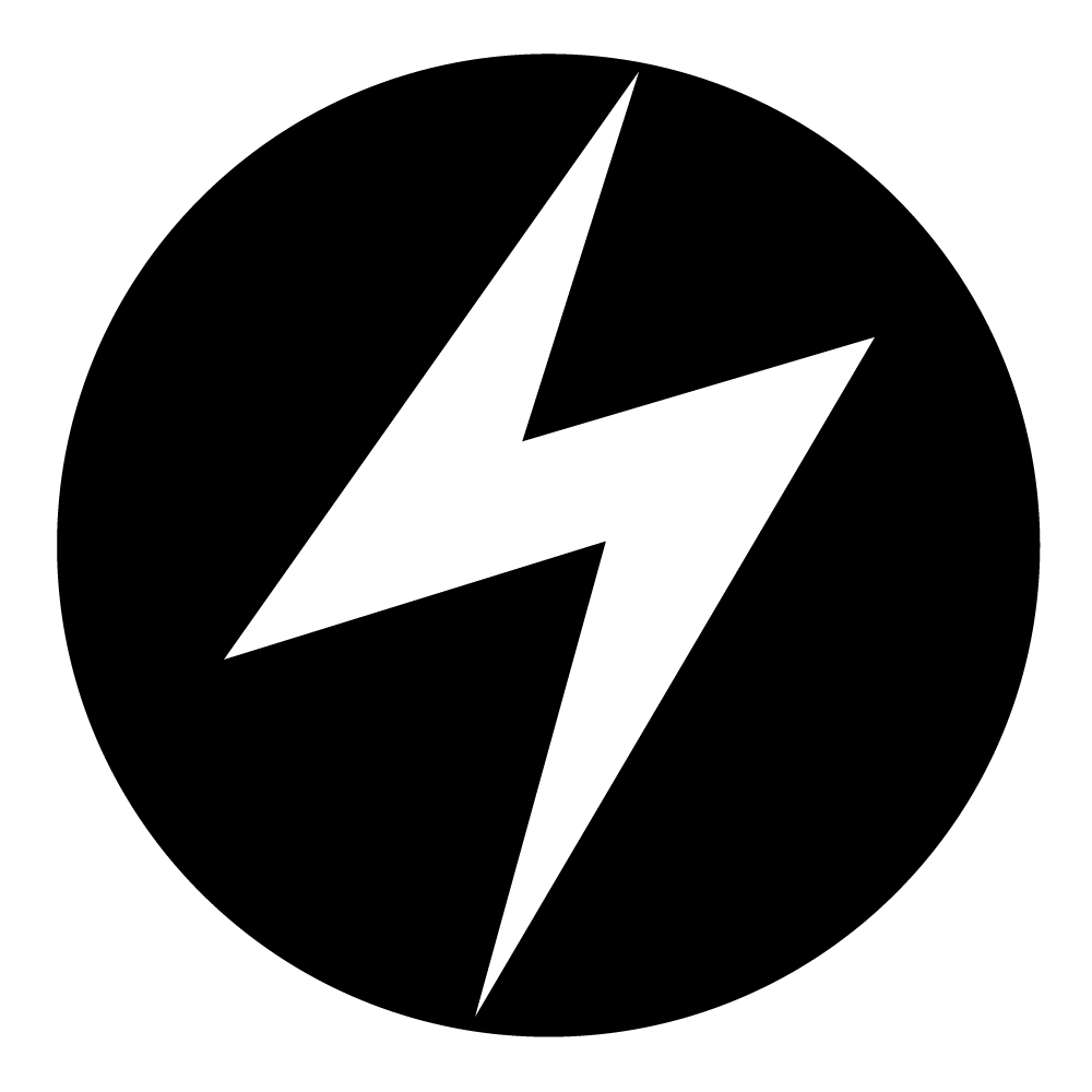 Lightning energy symbol